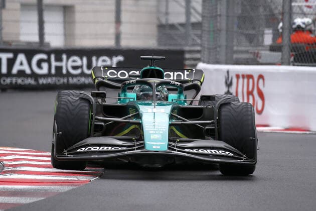 Monaco , Monte Carlo, 29.05.2022, Circuit de Monaco, Formula 1 - Monaco Grand Prix 2022 - Race, Lance Stroll (Aston Martin) on track during - (Photo EU-Images) Monte Carlo Circuit de Monaco Monaco