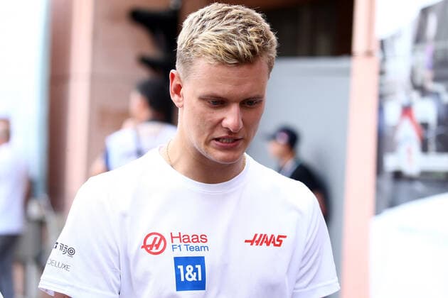 Monaco , Monte Carlo, 29.05.2022, Circuit de Monaco, Formula 1 - Monaco Grand Prix 2022 - Race, Mick Schumacher (Haas F1 Team) looks on - (Photo EU-Images) Monte Carlo Circuit de Monaco Monaco