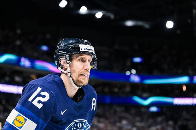 220529 Marko Antilla of Finland during the 2022 IIHF Ice hockey, Eishockey World Championship, WM, Weltmeisterschaft gold medal game between Finland and Canada on May 29, 2022 in Tampere. Photo: Maxim Thore BILDBYRAN kod MT MT0408 ishockey ice hockey ishockey-vm iihf ice hockey world championship finland kanada canada bbeng Copyright: MAXIMxTHORE BB220529MT139