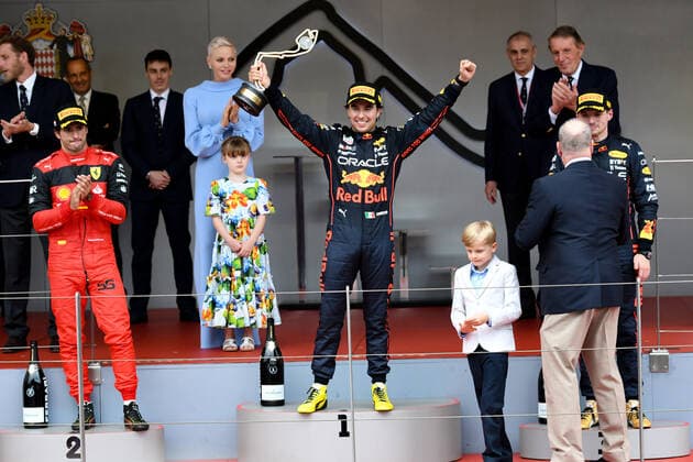 Formel 1 GP von Monaco 2022 Podium; Formel 1 Monaco am 29.05.2022 Copyright: xBEAUTIFULxSPORTS Erlhofx