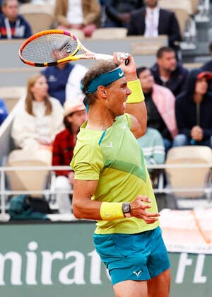 French Open 2022, Rafael Nadal (ESP) Tennis - French Open 2022 - Grand Slam ATP, Tennis Herren WTA, Tennis Damen ITF - Roland Garros - Paris - - France - 29 May 2022. Copyright: xJuergenxHasenkopfx