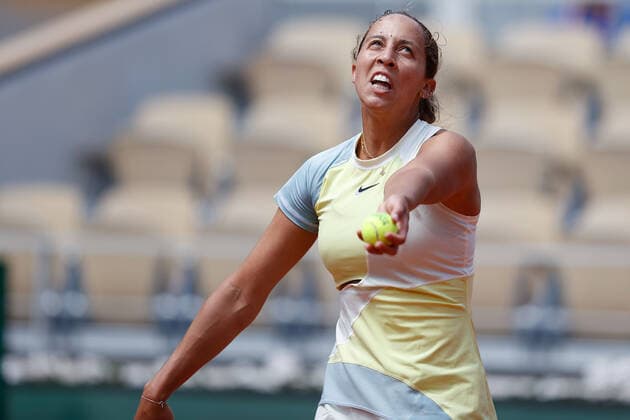 30.05.2022, Tennis, French Open 2022 Roland-Garros, FRA, Paris, Roland Garros Bild: v. li. Madison Keys (USA) Copyright: HMBxMedia AntonioxBorga