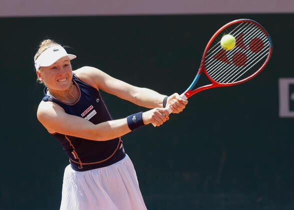 French Open 2022, Celine Naef, Maedchen Einzel GS Tennis - French Open 2022 - Grand Slam ATP, Tennis Herren WTA, Tennis Damen ITF - Roland Garros - Paris - - France - 30 May 2022. Copyright: xJuergenxHasenkopfx