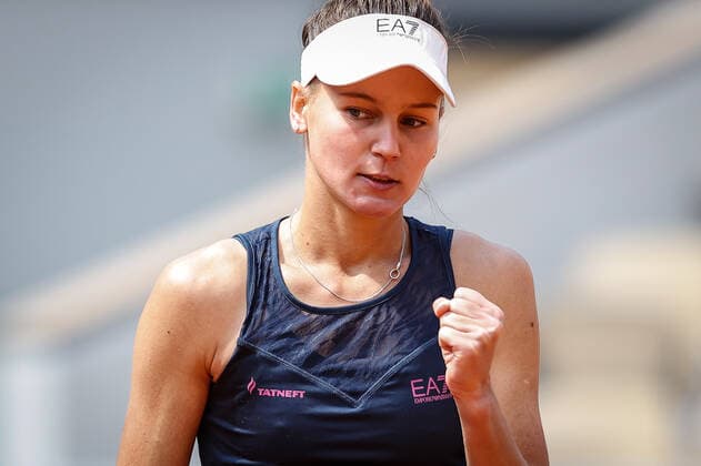 May 30, 2022, Paris, France, France: Veronika KUDERMETOVA of Russia celebrates his victory during the Day nine of Roland-Garros 2022, French Open 2022, Grand Slam tennis tournament at the Roland-Garros stadium on May 30, 2022 in Paris, France. Paris France - ZUMAm308 20220530_zsp_m308_010 Copyright: xMatthieuxMirvillex