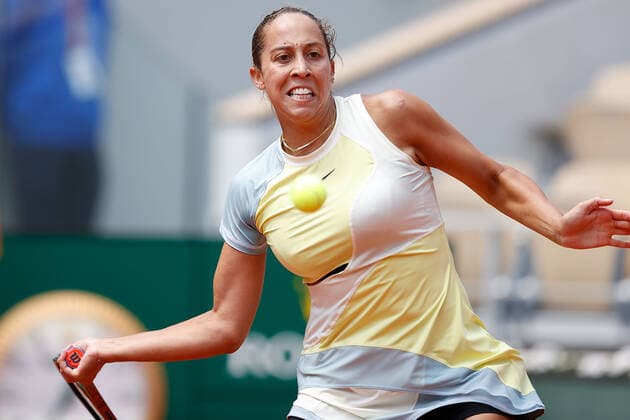 30.05.2022, Tennis, French Open 2022 Roland-Garros, FRA, Paris, Roland Garros v. li. Madison Keys (USA) Tennis, French Open 2022 Roland-Garros Paris Copyright: xBeckerxEibner-Pressefotox EP_hec
