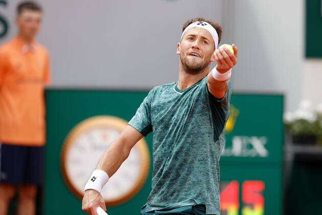 30.05.2022, Tennis, French Open 2022 Roland-Garros, FRA, Paris, Roland Garros v. li. Casper Ruud (NOR) Tennis, French Open 2022 Roland-Garros Paris Copyright: xBeckerxEibner-Pressefotox EP_hec