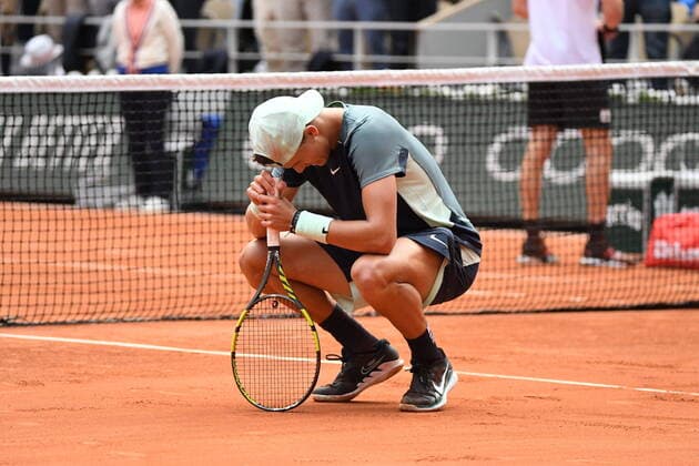 Sport Bilder des Tages Tennis - Roland Garros 2022 - Holger Rune - Danemark TENNIS : Roland Garros 2022 - France - 30 05 2022 ChrysleneCaillaud Panoramic 