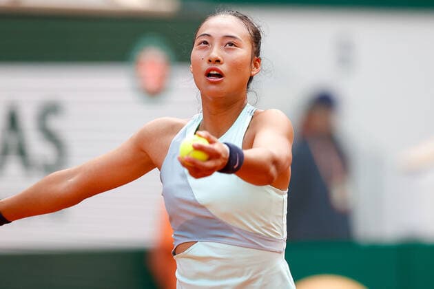 30.05.2022, Tennis, French Open 2022 Roland-Garros, FRA, Paris, Roland Garros v. Zheng Qinwen Tennis, French Open 2022 Roland-Garros Paris Copyright: xBeckerxEibner-Pressefotox EP_hec