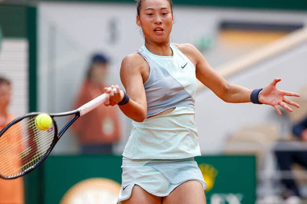 30.05.2022, Tennis, French Open 2022 Roland-Garros, FRA, Paris, Roland Garros v. Zheng Qinwen Tennis, French Open 2022 Roland-Garros Paris Copyright: xBeckerxEibner-Pressefotox EP_hec