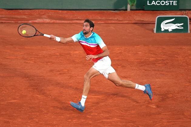 Roland Garros 2022 PARIS, IF - 30.05.2022: ROLAND GARROS 2022 - Marin Cilic (CRO) during the Roland Garros 2022 tournament held in Paris, France. (Photo: Andre Chaco Fotoarena) x2213350x  AndrexChaco