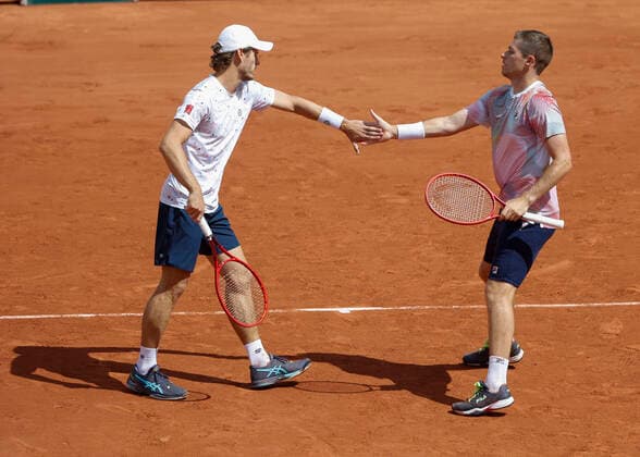 French Open 2022, Wesley Koolhof, Neil Skupski, Herren Doppel Tennis - French Open 2022 - Grand Slam ATP, Tennis Herren WTA, Tennis Damen ITF - Roland Garros - Paris - - France - 31 May 2022. Copyright: xJuergenxHasenkopfx