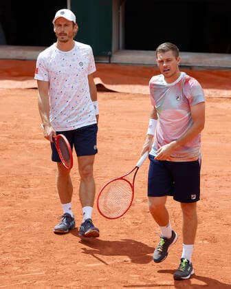 French Open 2022, Wesley Koolhof, Neil Skupski, Herren Doppel Tennis - French Open 2022 - Grand Slam ATP, Tennis Herren WTA, Tennis Damen ITF - Roland Garros - Paris - - France - 31 May 2022. Copyright: xJuergenxHasenkopfx