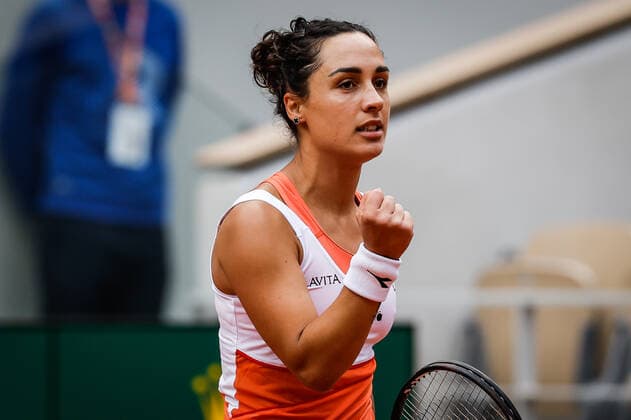 May 31, 2022, Paris, France, France: Martina TREVISAN of Italia celebrates his point during the Day ten of Roland-Garros 2022, French Open 2022, Grand Slam tennis tournament at the Roland-Garros stadium on May 31, 2022 in Paris, France. Paris France - ZUMAm308 20220531_zsp_m308_005 Copyright: xMatthieuxMirvillex