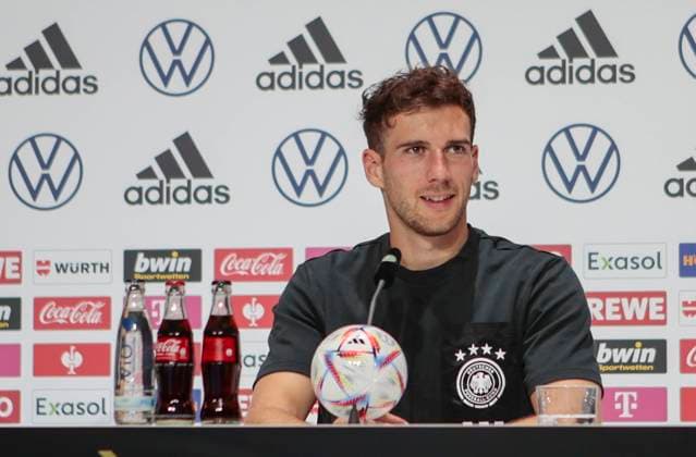 31.05.2022 - Fussball - DFB - Nationalmannschaft Deutschland - Pressekonferenz Herzogenaurach - HMB JuBe - Leon Goretzka