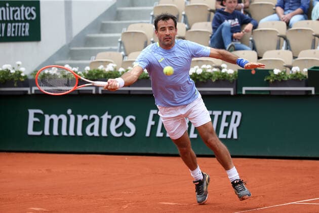 Roland Garros 2022 PARIS, IF - 31.05.2022: ROLAND GARROS 2022 - Ivan Dodig (CRO) during the Roland Garros 2022 tournament held in Paris, France. (Photo: Andre Chaco Fotoarena) x2213626x  AndrexChaco
