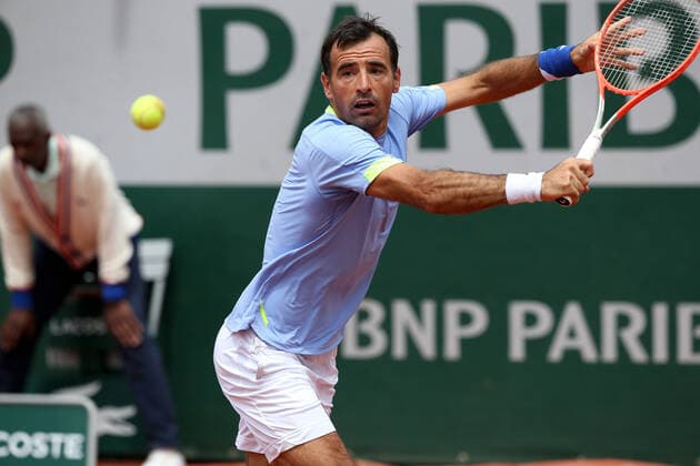Roland Garros 2022 PARIS, IF - 31.05.2022: ROLAND GARROS 2022 - Ivan Dodig (CRO) during the Roland Garros 2022 tournament held in Paris, France. (Photo: Andre Chaco Fotoarena) x2213630x  AndrexChaco
