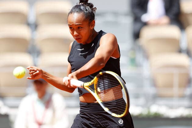 31.05.2022, Tennis, French Open 2022 Roland-Garros, FRA, Paris, Roland Garros Bild: v.l. Leylah Fernandez (CAN) Copyright: HMBxMedia AntonioxBorga