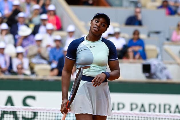 Sloane Stephens ( USA ) TENNIS : Roland Garros 2022 - Internationaux de France - 31 05 2022 FedericoPestellini Panoramic 