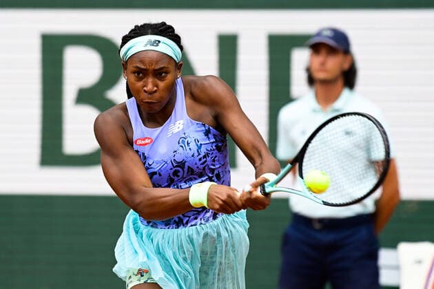 Coco Gauff ( USA ) - TENNIS : Roland Garros 2022 - Internationaux de France - 31 05 2022 FedericoPestellini Panoramic 