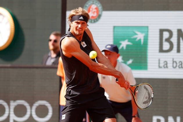 31.05.2022, Tennis, French Open 2022 Roland-Garros, FRA, Paris, Roland Garros Bild: v.l.Alexander Zverev (GER) Copyright: HMBxMedia AntonioxBorga