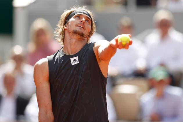 31.05.2022, Tennis, French Open 2022 Roland-Garros, FRA, Paris, Roland Garros Bild: v.l.Alexander Zverev (GER) Copyright: HMBxMedia AntonioxBorga