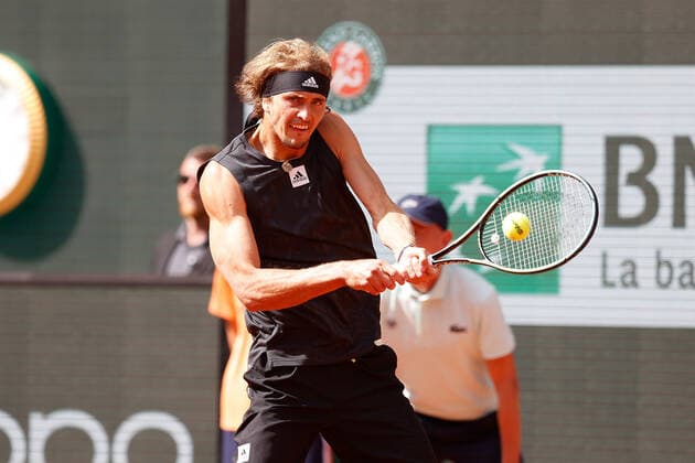 31.05.2022, Tennis, French Open 2022 Roland-Garros, FRA, Paris, Roland Garros v.l.Alexander Zverev (GER) Tennis, French Open 2022 Roland-Garros Paris Copyright: xBeckerxEibner-Pressefotox EP_hec