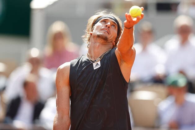 31.05.2022, Tennis, French Open 2022 Roland-Garros, FRA, Paris, Roland Garros v.l.Alexander Zverev (GER) Tennis, French Open 2022 Roland-Garros Paris Copyright: xBeckerxEibner-Pressefotox EP_hec
