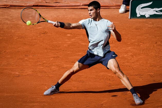 May 31, 2022, Paris, France, France: Carlos ALCARAZ of Spain during the Day ten of Roland-Garros 2022, French Open 2022, Grand Slam tennis tournament at the Roland-Garros stadium on May 31, 2022 in Paris, France. Paris France - ZUMAm308 20220531_zsp_m308_033 Copyright: xMatthieuxMirvillex