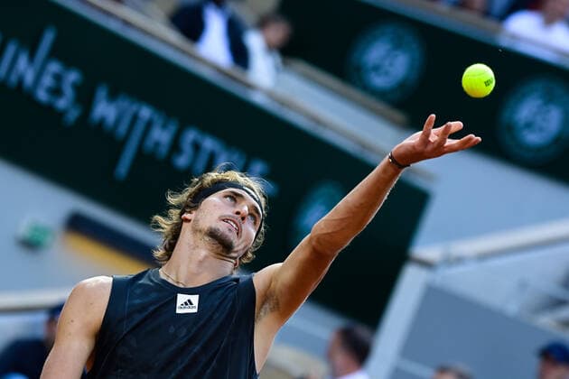 Alexander Zverev ( Allemagne ) - TENNIS : Roland Garros 2022 - Internationaux de France - 31 05 2022 FedericoPestellini Panoramic 