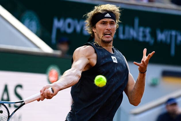 Alexander Zverev ( Allemagne ) - TENNIS : Roland Garros 2022 - Internationaux de France - 31 05 2022 FedericoPestellini Panoramic 