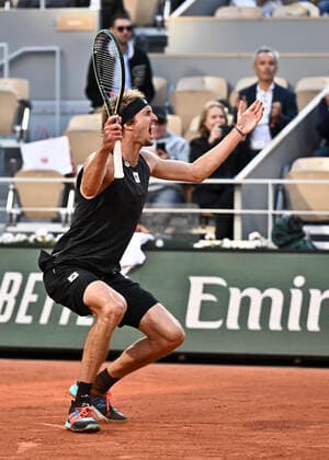 Sverev Alexander vs Carlos Alcaraz TENNIS : Internationnaux de France - Roland Garros 2022 30 05 2022 Mao Panoramic 