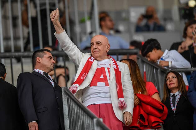 Photo Claudio Furlan LaPresse 31 May 2022 Monza (Italy) News Berlusconi s Monza promoted to Serie A for first time in club history.In the pic: Adriano Galliani during the party at the Brianteo Stadium  Copyright: xClaudioxFurlan LaPressex