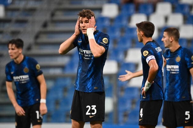 Photo Massimo Paolone LaPresse May 31, 2022 Reggio Emilia, Italy soccer Roma vs Inter - Italian Football Championship Primavera TIMVISION 2021 2022 - Mapei stadium In the pic: Andrea Moretti (F.C.Internazionale) looks on  Copyright: xMassimoxPaolone LaPressex