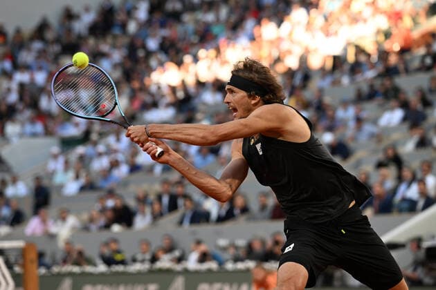 Sport Bilder des Tages 2022 Roland Garros Alexander Zverev (GER)