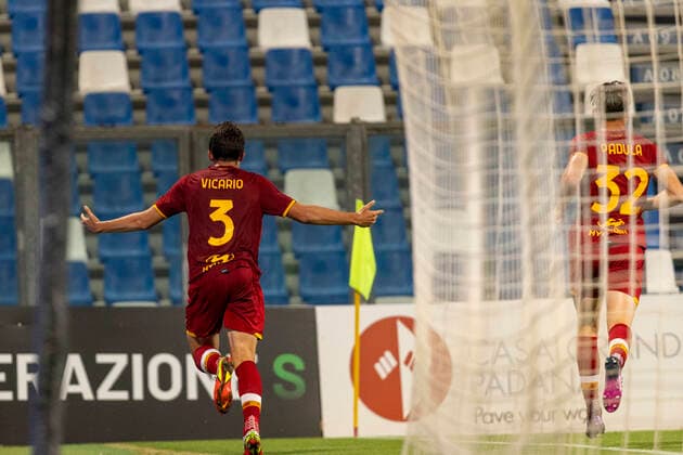 Photo Alessandro Castaldi LaPresse May 31, 2022 - Reggio Emilia, Italy Soccer, Roma vs Juventus - Primavera 1 Final TIMVISION 2021 2022 at Mapei Stadium In the photo: celebrates after the goal of Javier Vicario (Roma)  Copyright: xAlessandroxCastaldi LaPressex