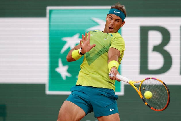 31.05.2022, Tennis, French Open 2022 Roland-Garros, FRA, Paris, Roland Garros Bild: v.l. Rafael Nadal (ESP) Copyright: HMBxMedia AntonioxBorga