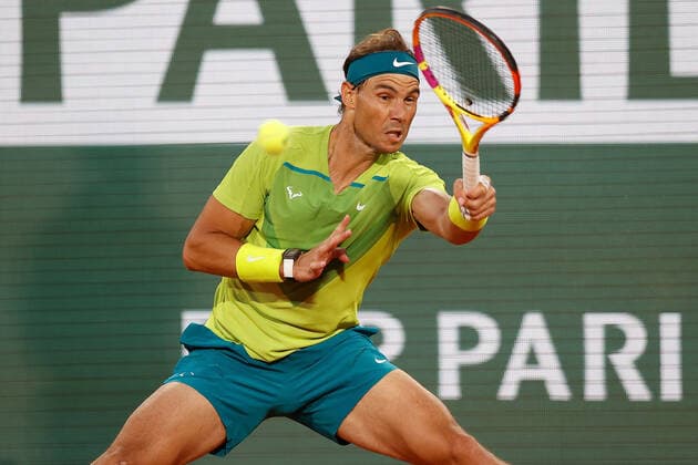 31.05.2022, Tennis, French Open 2022 Roland-Garros, FRA, Paris, Roland Garros Bild: v.l. Rafael Nadal (ESP) Copyright: HMBxMedia AntonioxBorga