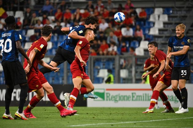 Photo Massimo Paolone LaPresse May 31, 2022 Reggio Emilia, Italy soccer Roma vs Inter - Italian Football Championship Primavera TIMVISION 2021 2022 - Mapei stadium In the pic: Cesare Casadei (F.C.Internazionale) goal 1-1  Copyright: xMassimoxPaolone LaPressex