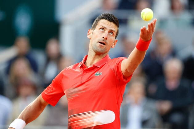 31.05.2022, Tennis, French Open 2022 Roland-Garros, FRA, Paris, Roland Garros Bild: v.l. Novak Djokovic (SER) Copyright: HMBxMedia AntonioxBorga