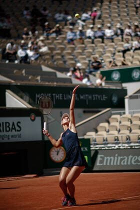 Daria KASATKINA (RUS) contre Veronika KUDERMETOVA (RUS) TENNIS : Roland Garros 2022 - 1 4e de finale - 01 06 2022 AurelienMorissard Panoramic 