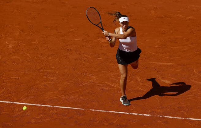 Mandatory Credit: Photo by Ella Ling Shutterstock (12959948ah) Jessica Pegula of USA in action French Open Tennis, Day 11, Roland Garros, Paris, France - 01 Jun 2022 French Open Tennis, Day 11, Roland Garros, Paris, France - 01 Jun 2022  Copyright: xEllaxLing Shutterstockx 12959948ah