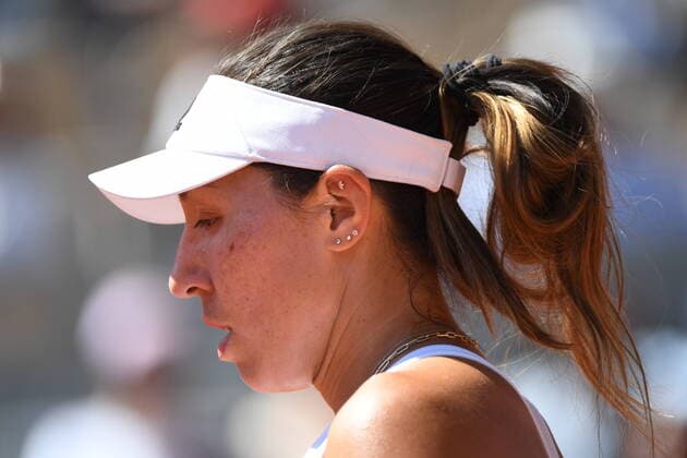 Tennis - Roland Garros 2022 - Jessica Pegula - Usa TENNIS : Roland Garros 2022 - France - 01 06 2022 ChrysleneCaillaud Panoramic 