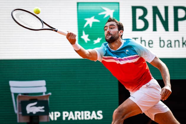 June 1, 2022, Paris, France, France: Marin CILIC of Croatia during the Day eleven of Roland-Garros 2022, French Open 2022, Grand Slam tennis tournament at the Roland-Garros stadium on June 01, 2022 in Paris, France. Paris France - ZUMAm308 20220601_zsp_m308_019 Copyright: xMatthieuxMirvillex