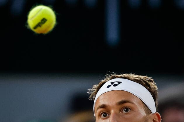 June 1, 2022, Paris, France, France: Casper RUUD of Norway during the Day eleven of Roland-Garros 2022, French Open 2022, Grand Slam tennis tournament at the Roland-Garros stadium on June 01, 2022 in Paris, France. Paris France - ZUMAm308 20220601_zsp_m308_034 Copyright: xMatthieuxMirvillex