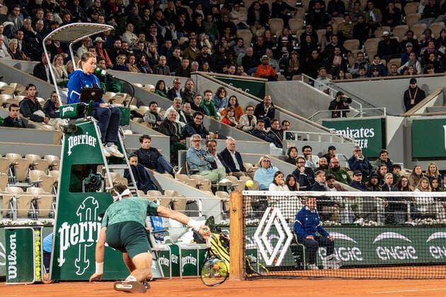 Roland Garros 2022 PARIS, IF - 02.06.2022: ROLAND GARROS 2022 - Casper Ruud (NOR) wins tennis match against Holger Rune 3-1 (DEN) valid for the quarter-final of the Roland Garros 2022 men& 39;s tournament held in Paris, France. (Photo: Richard Callis Fotoarena) x2214617x  RichardxCallis