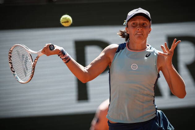 Demi-finale Dames entre Iga SWIATEK (POL) et Daria KASATKINA (RUS) TENNIS : Roland Garros 2022 - 02 06 2022 AurelienMorissard Panoramic 