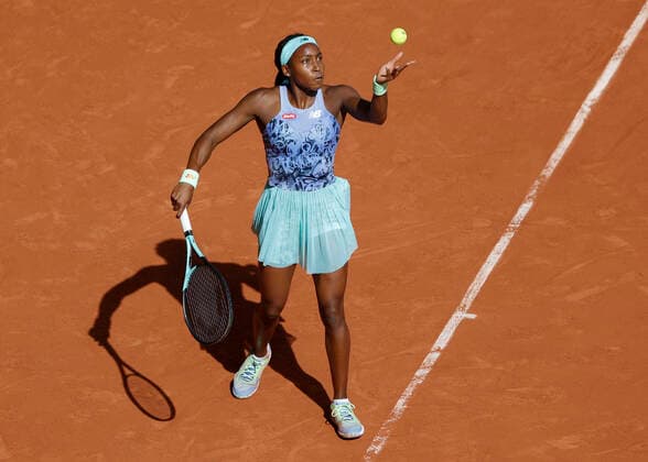 French Open 2022, Cori (Coco) Gauff Tennis - French Open 2022 - Grand Slam ATP, Tennis Herren WTA, Tennis Damen ITF - Roland Garros - Paris - - France - 2 June 2022. Copyright: xJuergenxHasenkopfx