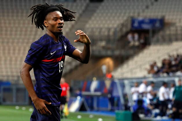 Thuram khephren France FOOTBALL : France vs Serbie - Espoirs - Eliminatoires Euro 2023 - Grenoble - 02 06 2022 StephanePillaud Panoramic 