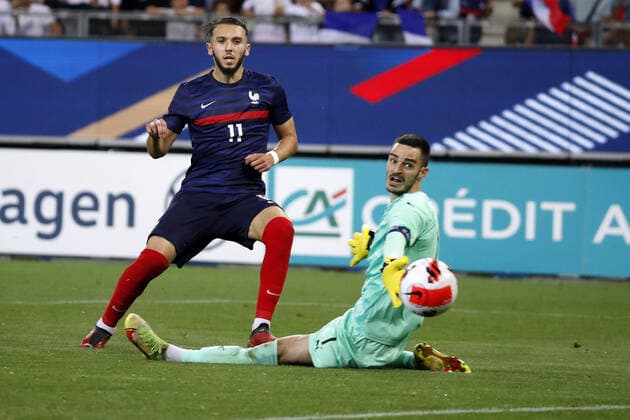 Sport Bilder des Tages Gouiri amine France FOOTBALL : France vs Serbie - Espoirs - Eliminatoires Euro 2023 - Grenoble - 02 06 2022 StephanePillaud Panoramic 