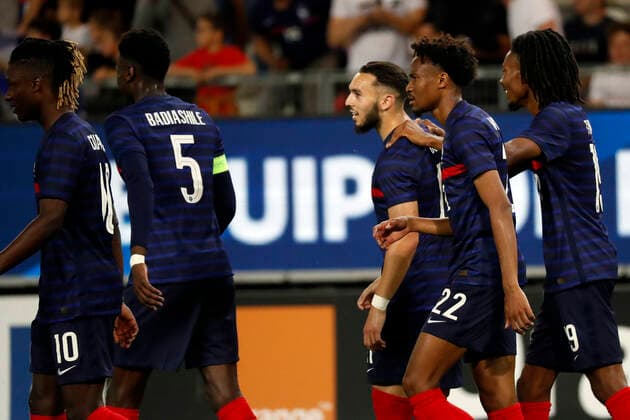 Gouiri amine France FOOTBALL : France vs Serbie - Espoirs - Eliminatoires Euro 2023 - Grenoble - 02 06 2022 StephanePillaud Panoramic 